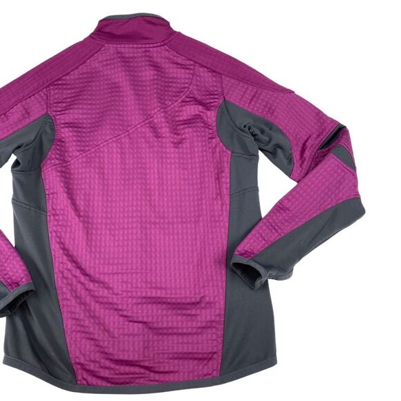 Nike Sphere Thermal Track Jacket Women Small Purple Gray Long Sleeve Full Zipper - Picture 11 of 12